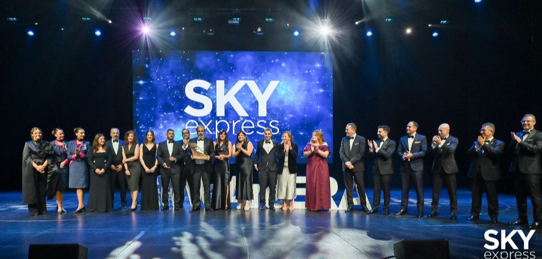 Η SKY express βραβεύθηκε ως «Αεροπορική Εταιρεία της Χρονιάς» στην Ευρώπη από τη European Regions Airline&nbsp;Association