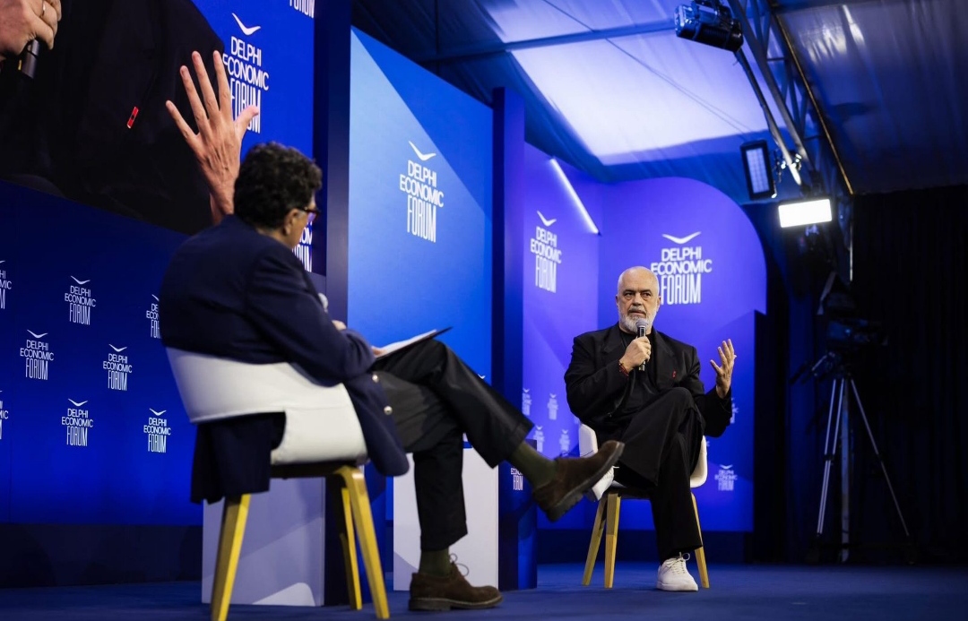 Ο Πρωθυπουργός της Αλβανίας Edi Rama στο 11ο Οικονομικό Forum των Δελφών – Διπλωματία, Διάλογος και Στρατηγικές Συνεργασίες